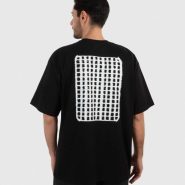 تی شرت یقه گرد مدل grid Tb01 برند لیلاژ | Lilage