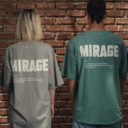 تیشرت آستین کوتاه خاکی مدل Mirage برند میر | Mir